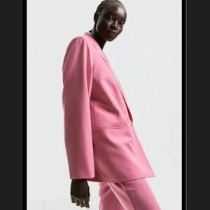 H&M Vibrant Pink Blazer Jacket